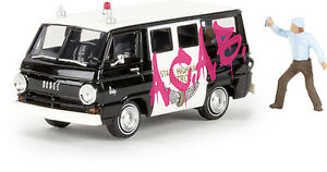 【送料無料】ホビー 模型車 モデルカー バス##dodge a 100 bus 034; sheriff 034; graffiti td, h0 car model 187, brekina 34314