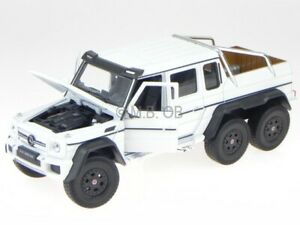 【送料無料】ホビー 模型車 モデルカー メルセデス×mercedes bm463 g63 amg 6x6 2015 white modelcar welly 124