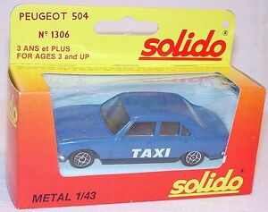 【送料無料】ホビー 模型車 モデルカー フランスプジョーフランスタクシーセダン＃solido france 143 peugeot 504 french taxi sedan model car 1306 special mib80 20,860円
