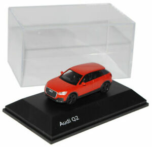 【送料無料】ホビー 模型車 モデルカー アウディモデルカーコーラルオレンジaudi q2 suv coral orange from 2016 h0 187 herpa model car with or without in