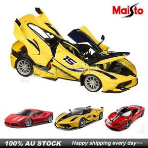 【送料無料】ホビー 模型車 モデルカー フェラーリイエローmaisto 118 car model ferrari 488 gtb yellow fxx k speciate 458 kids car toy