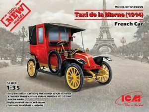 【送料無料】ホビー 模型車 モデルカー タクシーデラマルヌフランスプラスチックモデルキットtaxi de la marne 1914, french car 135 plastic model kit icm 15,185円