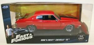 【送料無料】ホビー 模型車 モデルカー スケールモデルカーシボレーjada 54030 124 scale model car fast amp; furious dom039;s chevy chevelle ss