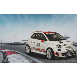 【送料無料】ホビー 模型車 モデルカー フィアットアッバスダイカストモデルスケールboysgirls bburago burago fiat 500 abbas diecast model white car toy 124 scale