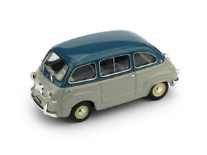 【送料無料】ホビー 模型車 モデルカー モデルカースケールフィアットシリーズmodel car scale 143 brumm fiat 600 multiple 1a series cleargrey m