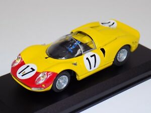 【送料無料】ホビー 模型車 モデルカー ベストモデルフェラーリ＃ルマン＃143 best model ferrari 365 p2 car 17 from 1966 24 h of lemans 9103