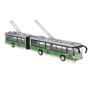 【送料無料】ホビー 模型車 モデルカー トラムバスモデルサウンドライト41cm electric toy 132 tram bus car model w sound light for children green