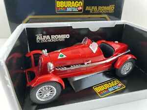 【送料無料】ホビー 模型車 モデルカー アルファロメオモンツァダイカストスケールモデルカーbburago alfa romeo 8c 2300 monza 1931 diecast metal 118 scale model car