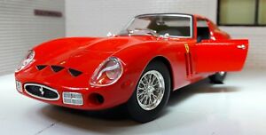【送料無料】ホビー 模型車 モデルカー スケールフェラーリモデルカーg lgb 124 scale red ferrari 250 gto 1962 26018 burago very detailed model car