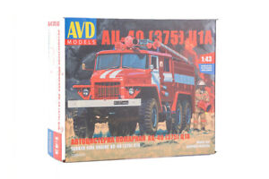【送料無料】ホビー 模型車 モデルカー モデルキットタンクウラルソビエトロシアavd 1298avd 143 model kit fire tank ac40 ural375 ts1a ussr russian car