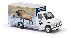 【送料無料】ホビー 模型車 モデルカー ブッシュフォードワイオミングエルクカーモデルbusch h0, 41845 ford e350 wyoming nr5 ≫ elk ≪, car model 187