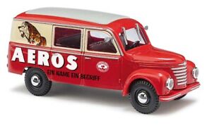 【送料無料】ホビー 模型車 モデルカー ヴァンサーカスカーモデルbusch 51278 framo v9012 van, circus aeros, car model 187 h0