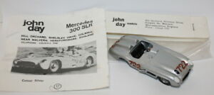 【送料無料】ホビー 模型車 モデルカー ジョンデイモデルスケールレフ＃モスカーjohn day models 143 scale white metalmercedes 300 slr 722 moss car