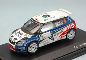 【送料無料】ホビー 模型車 モデルカー モデルカーラリースケールシュコダファビアmodel car rally scale 143 abrex skoda fabia s2000 rallye modellcar min