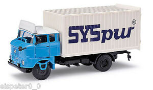 【送料無料】ホビー 模型車 モデルカー ブッシュモデルbusch 95141, espewe ifa w50l mk ≫ syspur≪, h0 car finshed model 187