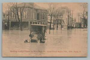 【送料無料】ホビー 模型車 モデルカー フラッディングモデルオハイオ?アンティークマイアミflooded model t car piqua ohio~rare antique miami county kraemer postcard 1913