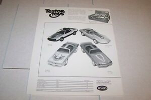 【送料無料】ホビー 模型車 モデルカー ビンテージモデルカーカマロシート#vintage testor model car firebird camaro ad sheet 0163