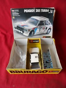 送料無料 ホビー 模型車 モデルカー ヴィンテージ プジョーターボラリーカーモデルキットvintage S Burago urago Peugeot 5 Turbo 16 Rally Car Model Kit Boxed Painfreepainrelief Com