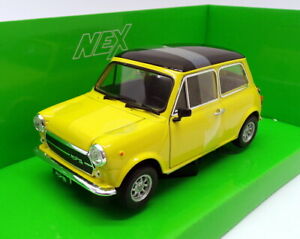 【送料無料】ホビー 模型車 モデルカー スケールモデルカーミニクーパーwelly 124 scale model car 22496w mini cooper 1300 yellow