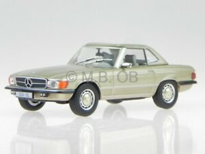【送料無料】ホビー 模型車 モデルカー メルセデスベージュメタリックmercedes r107 350 sl beige metallic modelcar wb116 whitebox 143
