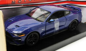 【送料無料】ホビー 模型車 モデルカー スケールモデルカーフォードムスタングmotormax 124 scale model car 79352 2018 ford mustang gtmet blue