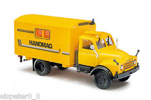 【送料無料】ホビー 模型車 モデルカー アルbusch 50802 hanomag al 28 ≫ monitoring car ≪ h0 car model 187