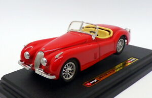 【送料無料】ホビー 模型車 モデルカー スケールモデルカージャガーロードスターburago 124 scale model car 1502 1948 jaguar xk120 roadsterred