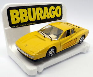 【送料無料】ホビー 模型車 モデルカー スケールモデルカーフェラーリburago 124 scale model car 0104ferrari testarossayellow