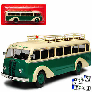 【送料無料】ホビー 模型車 モデルカー グリーンベージュバスアトラスモデルpanhard movic ie 24 green beige bus 143 atlas model car with or no individi