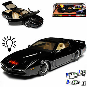 送料無料 ホビー 模型車 モデルカー 124 Jadaモデルカーポンティアックファイヤーバードキットpontiac Firebird Knight Rider Kitt With Light 124 Jada Model Car Or Without Collabforge Com