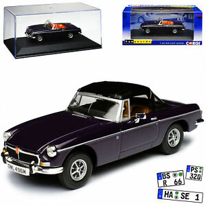 【送料無料】ホビー 模型車 モデルカー カブリオレパープルモデルカーmg mgb cabriolet purple 19621980 143 corgi vanguards model car with or no i