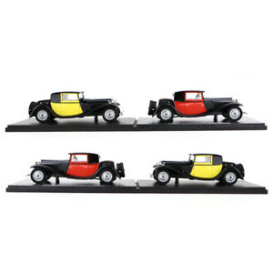 【送料無料】ホビー 模型車 モデルカー クーペカーモデルコレクション143 luxcar bugarri 46 fiacre coupe1929 car model collection red yellow