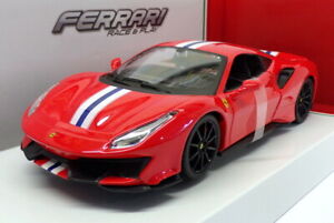 【送料無料】ホビー 模型車 モデルカー スケールモデルカーフェラーリburago 124 scale model car 1826026 ferrari 488 pista red