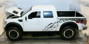 【送料無料】ホビー 模型車 モデルカー スケールモデルカーフォードjada 124 scale metal model car 96867 2100 ford f150 svt raptor white