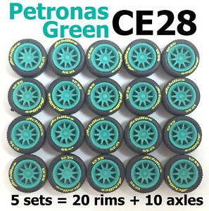 【送料無料】ホビー 模型車 モデルカー タイヤホットフィットホイールダイカストモデルカー164 tires ce28 petronas greeen fit hot wheels diecast model cars 5 sets