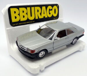 【送料無料】ホビー 模型車 モデルカー スケールモデルカーメルセデスベンツシルバーburago 126 scale model car 0111 mercedes benz 500 sec silver