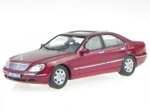 【送料無料】ホビー 模型車 モデルカー メルセデスクラスレッドダイカストネットワークmercedes w220 s 500 sclass 2000 red diecast modelcar moc106 ixo 143