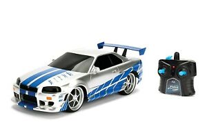 【送料無料】ホビー 模型車 モデルカー スカイラインブライアンモデルカーskyline gtr brian model car rc radiocontrolled fast furious 116 jada toys