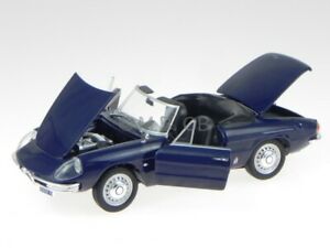 【送料無料】ホビー 模型車 モデルカー アルファロメオクモduetto 1600 1966モデルカーレオ124alfa romeo spider duetto 1600 1966 blue modelcar leo 124