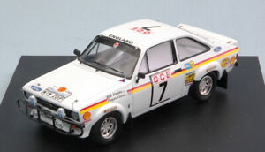 【送料無料】ホビー 模型車 モデルカー モデルカーラリースケールダイカストフォードエスコートmodel car rally scale 143 trofeu diecast ford escort mk ii n7 maroc 76