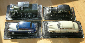 【送料無料】ホビー 模型車 モデルカー ソモデルロットbargain lot of 4 ussr cars models amo f15 pobeda zim 12 gaz m1 free shipping
