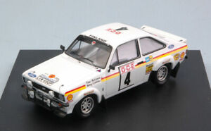 【送料無料】ホビー 模型車 モデルカー モデルカー143 trofeuダイカストフォードエスコートmk ii n4マロック76model car rally scale 143 trofeu diecast ford escort mk ii n4 maroc 76