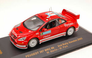 【送料無料】ホビー 模型車 モデルカー モデルカー143 ixoモデルダイカストプジョー307wrc n82swemodel car rally scale 143 ixo model diecast peugeot 307 wrc n8 2nd swe