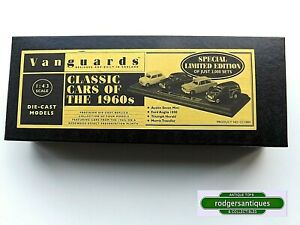 【送料無料】ホビー 模型車 モデルカー モデルvanguards cc1004 classic cars of the 1960s special ltded 4 models plinth mib