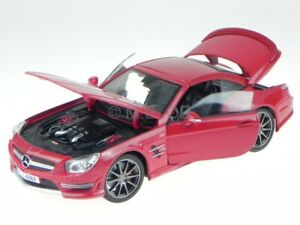 【送料無料】ホビー 模型車 モデルカー メルセデスmercedes r231 sl 63 amg 2013 red hardtop modelcar 36199 maisto 118