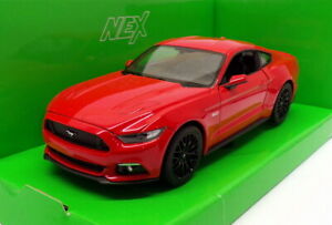 【送料無料】ホビー 模型車 モデルカー スケールモデルカーフォードムスタングwelly 124 scale model car 24062w 2015 ford mustang gtred