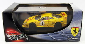 【送料無料】ホビー 模型車 モデルカー ホットホイールスケールモデルカーフェラーリレーシングhot wheels 143 scale model car 25710ferrari f40 racingyellow