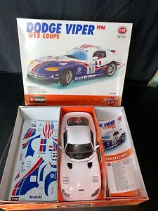 【送料無料】ホビー 模型車 モデルカー ダッジバイパークーペスケールキットモデルカー＃dodge viper gts coupe 1996 bburago 118 scale metal kit model car cod 70301