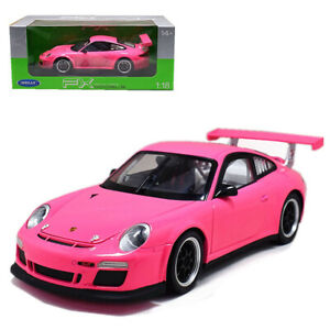 貨物輸送無料 道楽 パタン車輪 モデルカー ポルシェグアテマラカップダイカストピンクモデルカーwelly 118 Porsche 911 Gt3 Cup Diecast Metal Model Car Toy In Box Pink Creativiva Com
