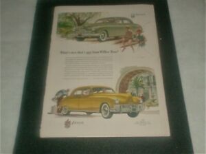 【送料無料】ホビー 模型車 モデルカー モデル×1948 kaiserfrazer car post war models original print ad 14 x 10